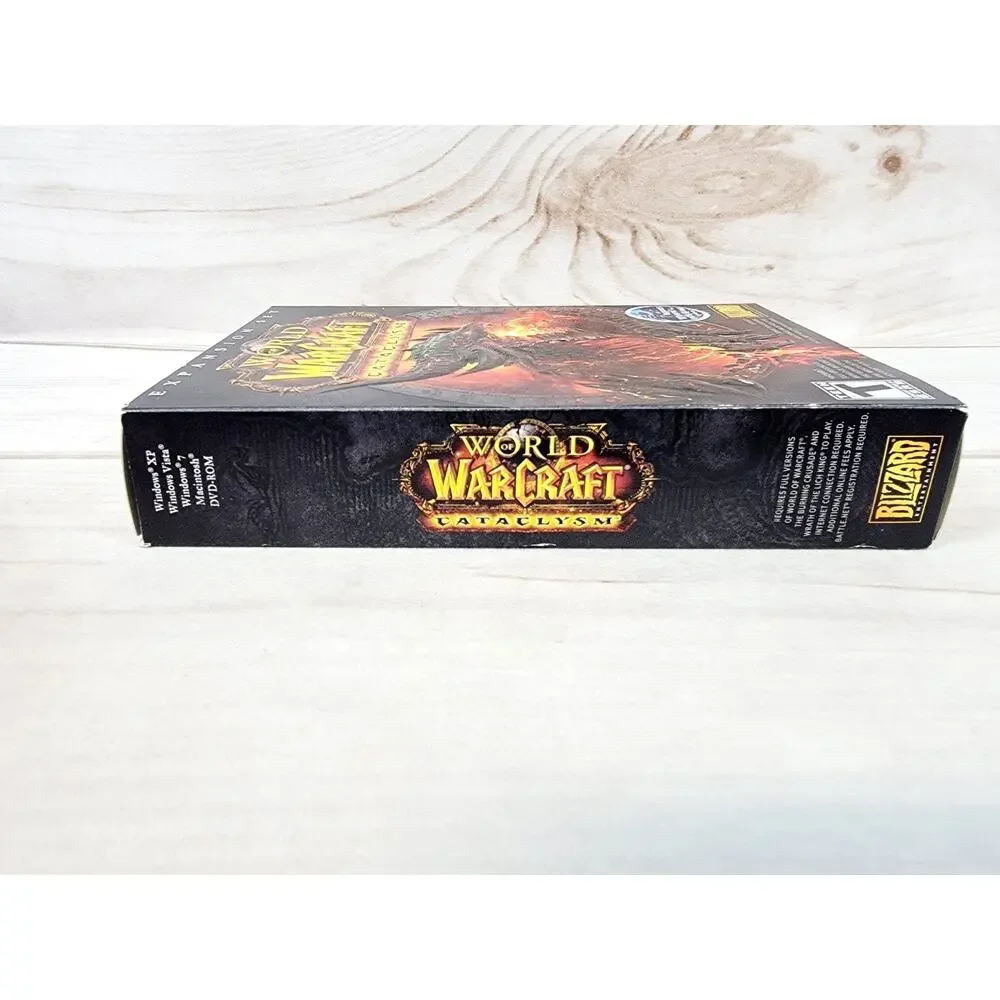 World of Warcraft Cataclysm Expansion Set PC Game DVD-ROM CIB W/Codes